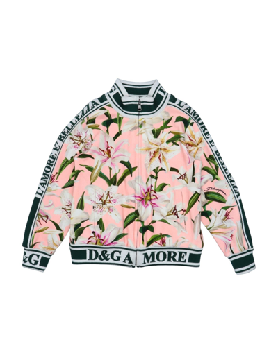 Dolce & Gabbana Kids' Sweatshirts In Pink