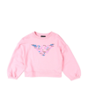 Emporio Armani Kids' Sweatshirts In Pink