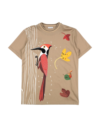 Dolce & Gabbana Kids' T-shirts In Beige