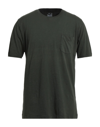 R3d Wöôd Man T-shirt Military Green Size Xxl Cotton