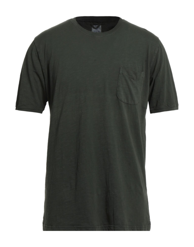 R3d Wöôd Man T-shirt Military Green Size Xxl Cotton