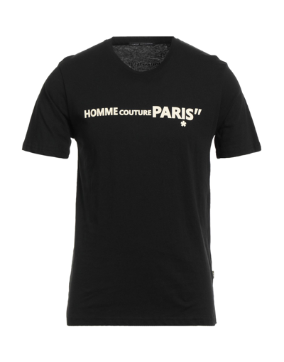 Daniele Alessandrini T-shirts In Black