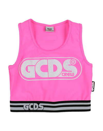 Gcds Mini Babies' T-shirts In Pink
