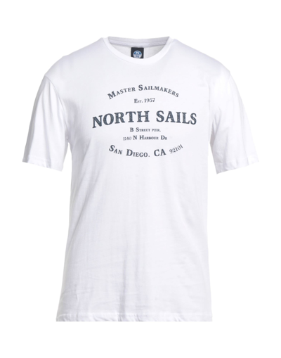 North Sails T-shirts In White