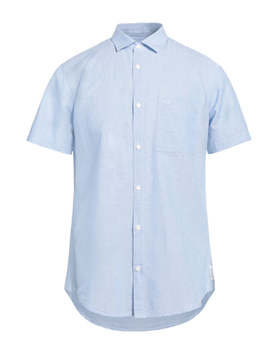 Armani Exchange Shirts In Blue
