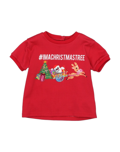 Dolce & Gabbana Kids' T-shirts In Red