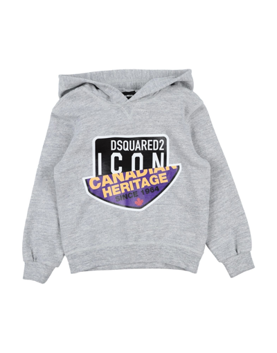 Dsquared2 Babies' Sweatshirts In Light Grey