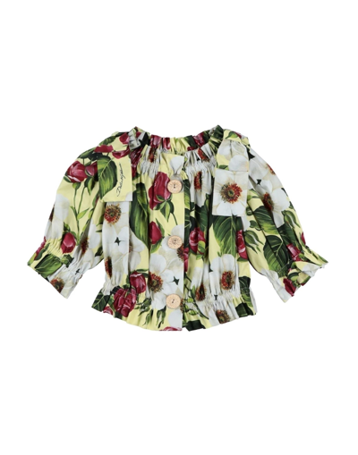 Dolce & Gabbana Kids' Blouses In Green