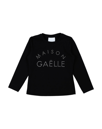 Gaelle Paris Kids' T-shirts In Black