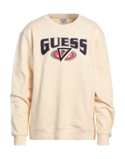 Guess Sweatshirts In Beige