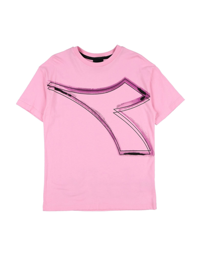 Diadora T-shirts In Pink