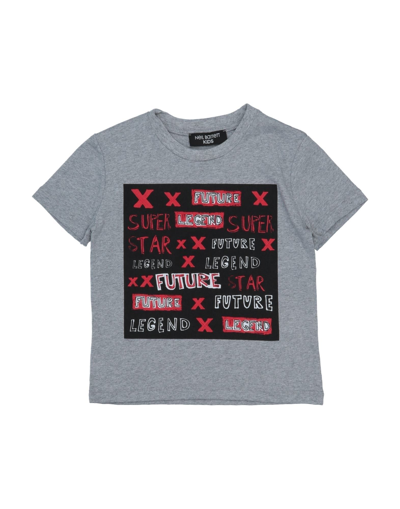 Neil Barrett Babies' T-shirts In Grey