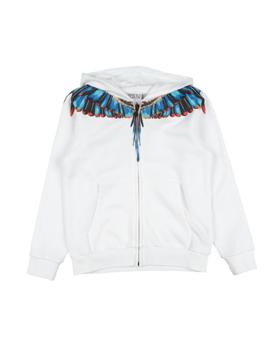 Marcelo Burlon County Of Milan Kids' Marcelo Burlon Boys White Cotton Sweatshirt