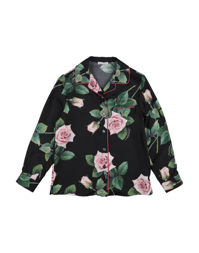 Dolce & Gabbana Kids' Shirts In Black