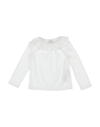 Le Petit Coco Kids' T-shirts In White