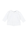 ALETTA ALETTA NEWBORN GIRL T-SHIRT WHITE SIZE 3 COTTON, ELASTANE