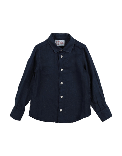 Mc2 Saint Barth Kids' Shirts In Blue