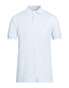 Brooksfield Polo Shirts In Sky Blue