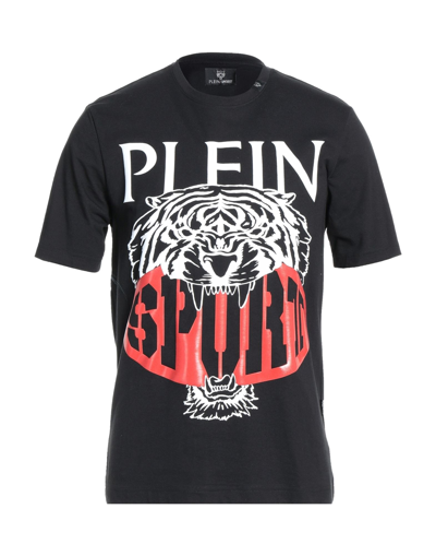 Plein Sport T-shirts In Black