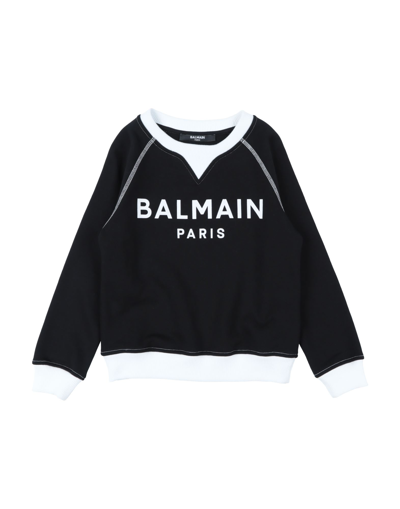 Balmain Kids' Sweatshirts In Black