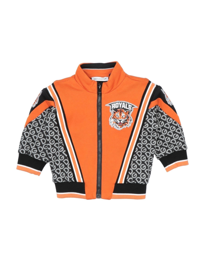 Dolce & Gabbana Babies' Sweatshirts In Orange