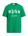Msgm T-shirts In Green