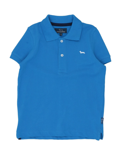 Harmont & Blaine Kids' Polo Shirts In Blue