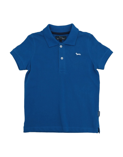 Harmont & Blaine Kids'  Man Polo Shirt Bright Blue Size 6 Cotton