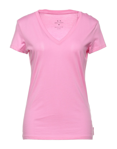 Armani Exchange T-shirts In Pink