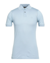 Dunhill Polo Shirts In Sky Blue