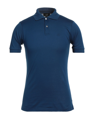 Dunhill Polo Shirts In Blue