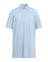 Gran Sasso Polo Shirts In Sky Blue