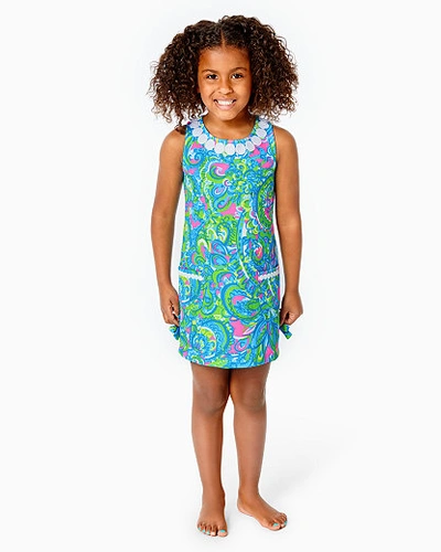 Lilly Pulitzer Kids' Little Girl's & Girl's Little Lilly Shift Dress In Green