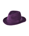 Borsalino Hats In Deep Purple