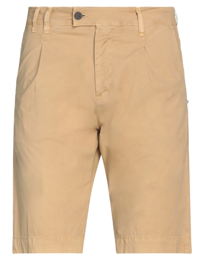 Officina 36 Man Shorts & Bermuda Shorts Beige Size 30 Cotton, Elastane