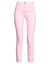 Fracomina Woman Jeans Pink Size 25 Cotton, Elastane In Pink