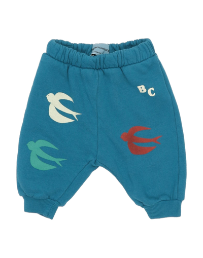 Bobo Choses Babies'  Newborn Pants Azure Size 3 Organic Cotton In Blue