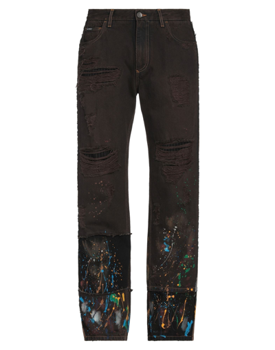 Dolce & Gabbana Jeans In Brown