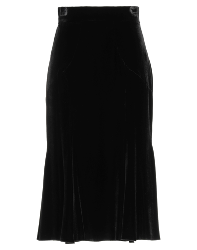 Dolce & Gabbana Midi Skirts In Black