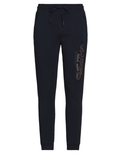 Scervino Cropped Pants In Blue