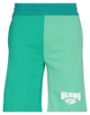 Guess Man Shorts & Bermuda Shorts Green Size S Cotton