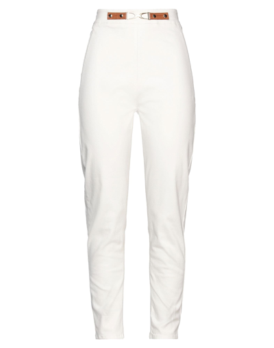 Elisabetta Franchi Jeans In White