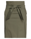 Liu •jo Midi Skirts In Green