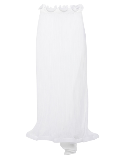 Burberry Long Skirts In White