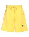 424 Fourtwofour Man Shorts & Bermuda Shorts Yellow Size L Cotton