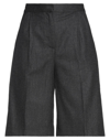 Roberto Collina Shorts & Bermuda Shorts In Steel Grey