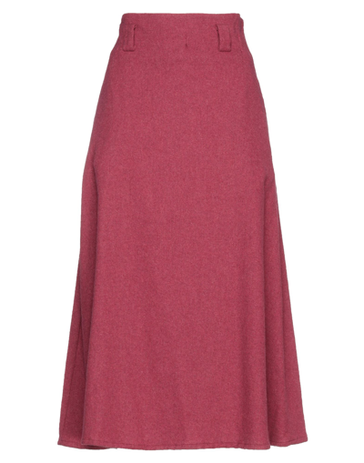 Niū Long Skirts In Red