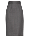 Dolce & Gabbana Midi Skirts In Grey