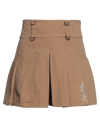 Odi Et Amo Woman Shorts & Bermuda Shorts Camel Size Onesize Cotton In Beige