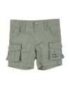 NAME IT® NAME IT TODDLER BOY SHORTS & BERMUDA SHORTS MILITARY GREEN SIZE 7 COTTON, ELASTANE